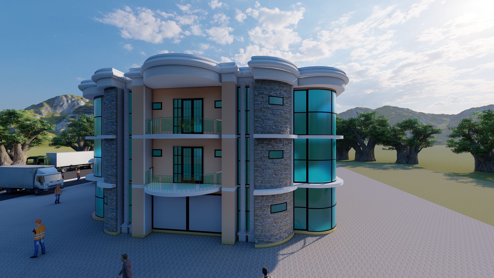 Warehouse with Office Design